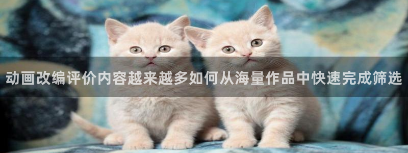 怎么下载age动漫:动画改编评价内容越来越多如何从海量作品中快速完成筛选配图